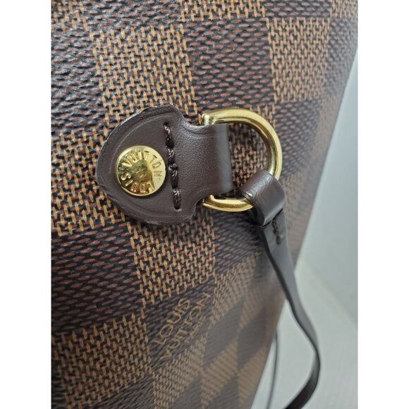 Louis Vuitton Neverfull MM Damier Ebene Bag w/ COA - Picture 13 of 16